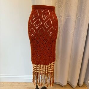 Chufy Kathmandu Heights Skirt - Apricot